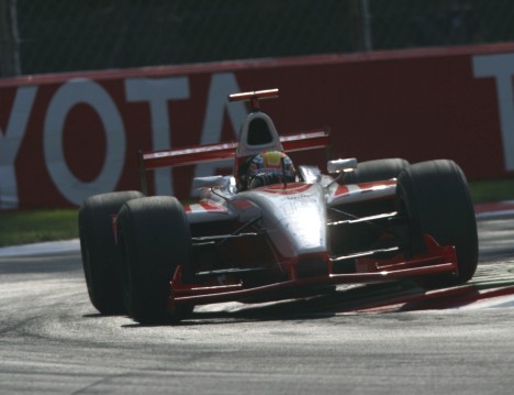 Giorgio Pantano fik ikke en hel sæson, men var blændende her på Monza med en dobbeltsejr